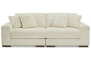 Lindyn Ivory 2-Piece Sectional Sofa - SET | 2110464 | 2110465 - Vera Furniture