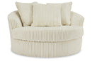 Lindyn Ivory Oversized Swivel Accent Chair - 2110421 - Vera Furniture