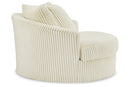 Lindyn Ivory Oversized Swivel Accent Chair - 2110421 - Vera Furniture