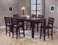 Bardstown Cherry Brown Counter Height Set - Luna Furniture