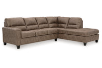 Navi Fossil 2-Piece Sectional Sofa Chaise -  Ashley - Luna Furniture