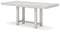 Antique White Robbinsdale Counter Height Dining Table and 2 Barstools and Bench - PKG016726