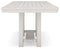 Antique White Robbinsdale Counter Height Dining Table and 2 Barstools and Bench - PKG016726