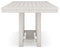 Antique White Robbinsdale Counter Height Dining Table and 2 Barstools and Bench - PKG016726