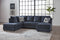 Albar Place Cobalt 2-Piece LAF Chaise Sectional - SET | 9530203 | 9530216 - Vera Furniture