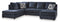 Albar Place Cobalt 2-Piece LAF Chaise Sectional - SET | 9530203 | 9530216 - Vera Furniture