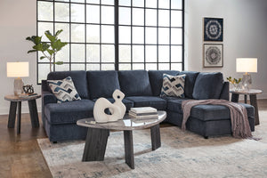 Albar Place Cobalt 2-Piece RAF Chaise Sectional - SET | 9530202 | 9530217 - Vera Furniture