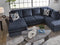 Albar Place Cobalt 2-Piece RAF Chaise Sectional - SET | 9530202 | 9530217 - Vera Furniture