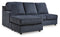 Albar Place Cobalt 2-Piece RAF Chaise Sectional - SET | 9530202 | 9530217 - Vera Furniture