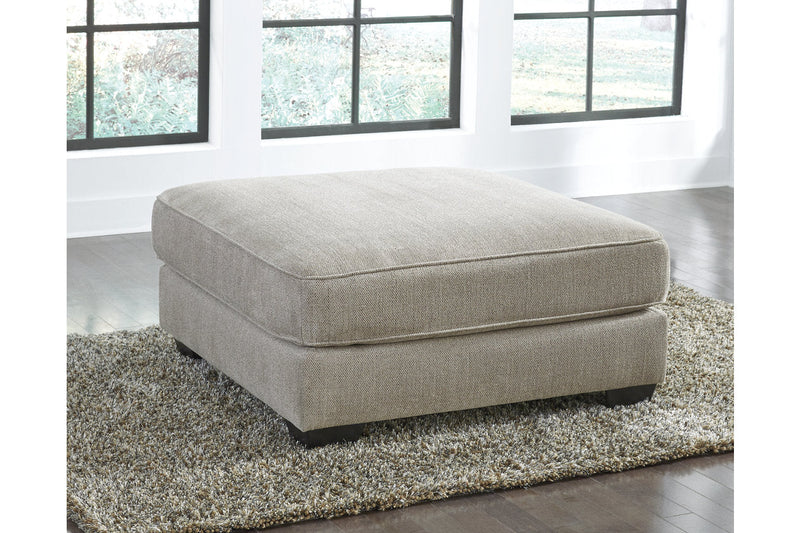 Ardsley Pewter Oversized Ottoman - 3950408 - Vera Furniture