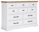 Ashbryn White/Natural Dresser - B844-31