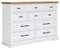 Ashbryn White/Natural Dresser - B844-31