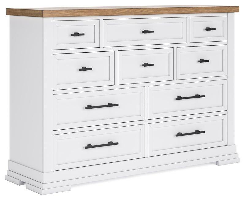 Ashbryn White/Natural Dresser - B844-31