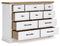 Ashbryn White/Natural Dresser - B844-31