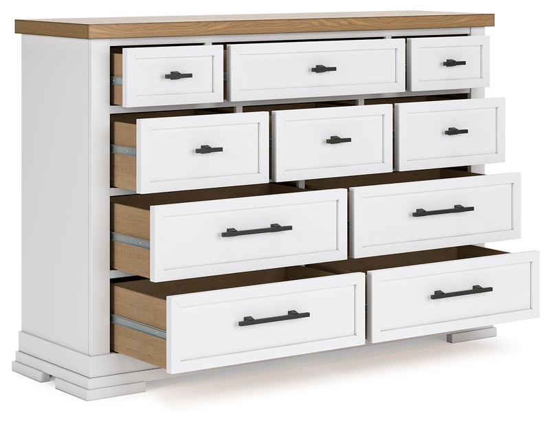 Ashbryn White/Natural Dresser - B844-31