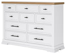 Ashbryn White/Natural Dresser - B844-31