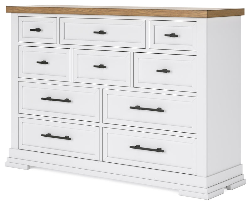 Ashbryn White/Natural Dresser - B844-31