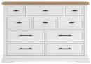 Ashbryn White/Natural Dresser - B844-31