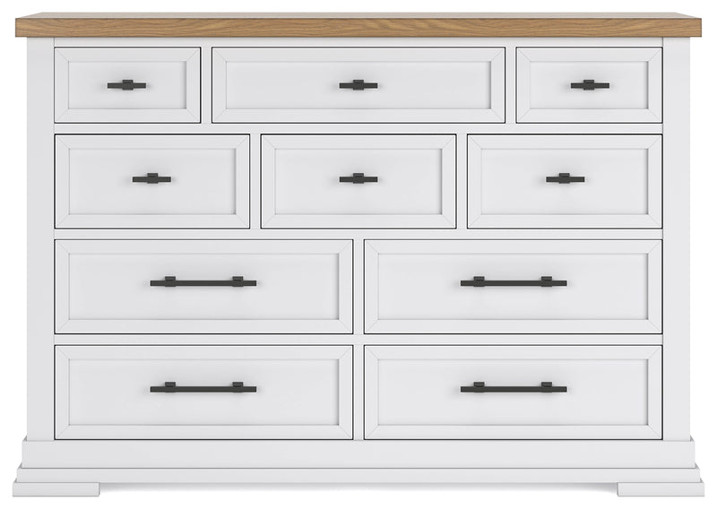 Ashbryn White/Natural Dresser - B844-31