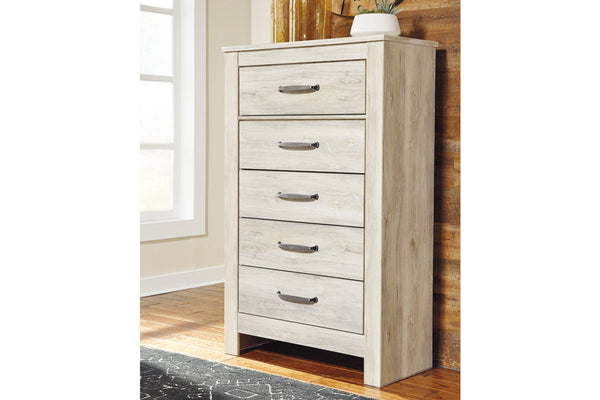 Bellaby Whitewash Chest of Drawers - B331-46 - Vera Furniture