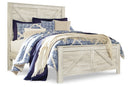 Bellaby Whitewash Queen Crossbuck Panel Bed - SET | B331-154 | B331-157 | B331-196 - Vera Furniture