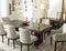 Burkhaus Dark Brown Extendable Dining Set - SET | D984-45 | D984-01(3) - Vera Furniture