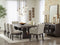 Burkhaus Dark Brown Extendable Dining Set - SET | D984-45 | D984-01(3) - Vera Furniture