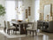 Burkhaus Dark Brown Extendable Dining Set - SET | D984-45 | D984-01(3) - Vera Furniture