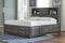 Caitbrook Gray Bookcase Storage Platform Bedroom Set - SET | B476-64 | B476-65 | B476-98 | B476-92 | B476-46 - Vera Furniture