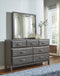 Caitbrook Gray Bookcase Storage Platform Bedroom Set - SET | B476-64 | B476-65 | B476-98 | B476-92 | B476-46 - Vera Furniture
