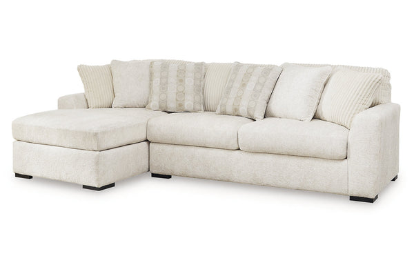 Chessington Ivory 2-Piece LAF Chaise Sectional - SET | 6190416 | 6190467 - Vera Furniture
