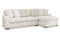Chessington Ivory 2-Piece RAF Chaise Sectional - SET | 6190417 | 6190466 - Vera Furniture