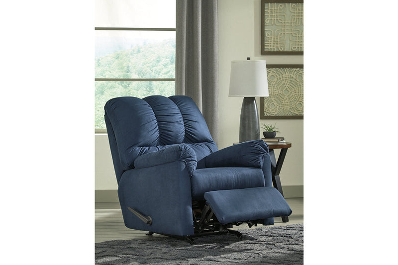 Darcy Blue Recliner - 7500725 - Vera Furniture