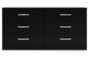 Finch Black Dresser - EB3392-231 - Vera Furniture