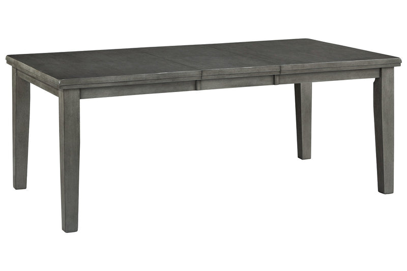 Hallanden Gray Dining Extension Table - D589-35 - Vera Furniture