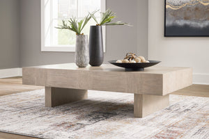 Jorlaina Light Grayish Brown Coffee Table - T922-1 - Vera Furniture