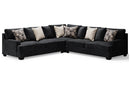 Lavernett Charcoal 3-Piece Sectional - SET | 5960366 | 5960367 | 5960377 - Vera Furniture