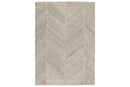 Leaford Taupe/Brown/Gray Medium Rug - R405132 - Vera Furniture