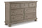 Lettner Light Gray Dresser - B733-31 - Vera Furniture