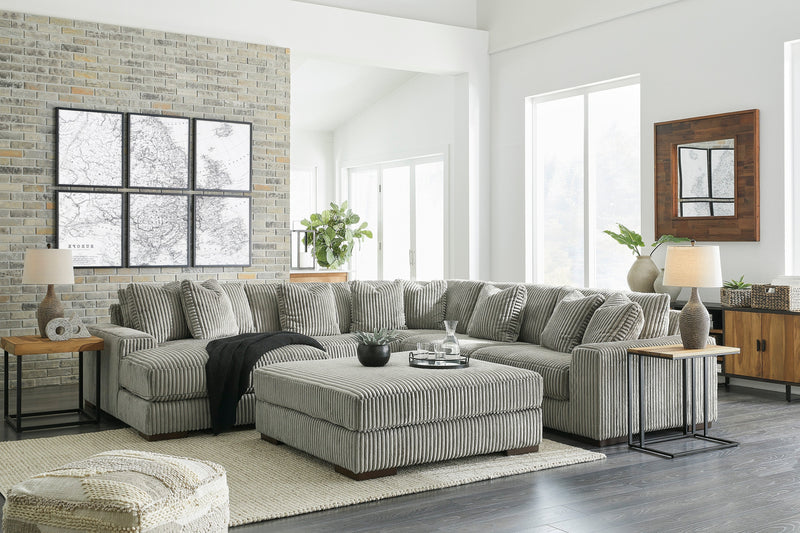 Lindyn Fog 5-Piece LAF Sectional - SET | 2110516 | 2110565 | 2110577 | 2110546(2) | 2110508 | 2110521 - Vera Furniture