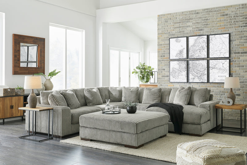 Lindyn Fog 5-Piece RAF Sectional - SET | 2110517 | 2110564 | 2110577 | 2110546(2) - Vera Furniture