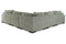 Lindyn Fog 5-Piece RAF Sectional - SET | 2110517 | 2110564 | 2110577 | 2110546(2) - Vera Furniture