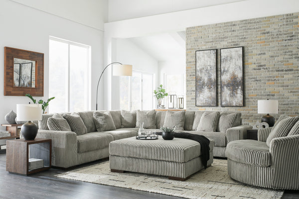 Lindyn Fog 5-Piece Sectional - SET | 2110564 | 2110565 | 2110577 | 2110546(2) - Vera Furniture