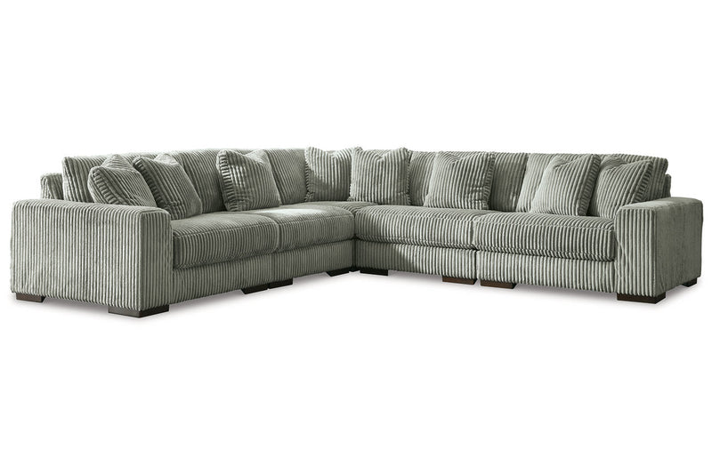 Lindyn Fog 5-Piece Sectional - SET | 2110564 | 2110565 | 2110577 | 2110546(2) - Vera Furniture