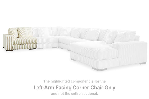 Lindyn Ivory Left-Arm Facing Corner Chair - 2110464 - Vera Furniture