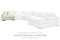 Lindyn Ivory Left-Arm Facing Corner Chair - 2110464 - Vera Furniture