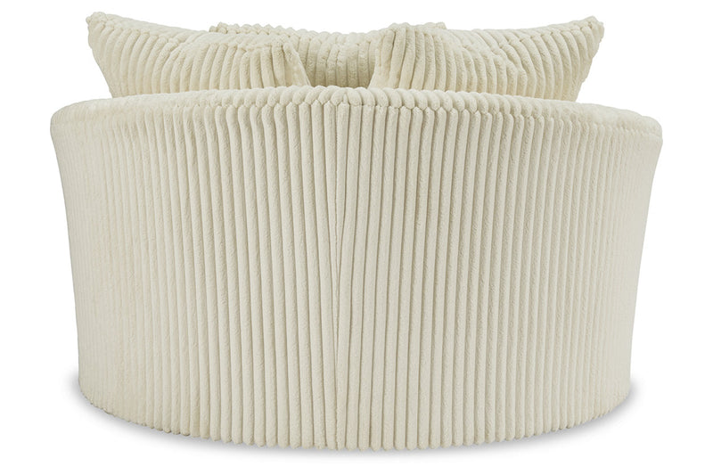 Lindyn Ivory Oversized Swivel Accent Chair - 2110421 - Vera Furniture