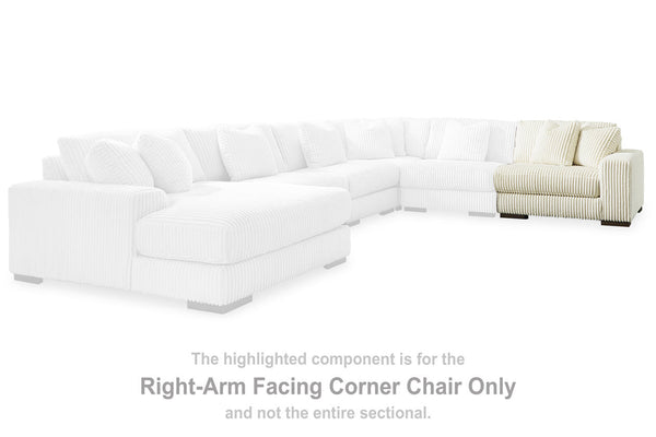 Lindyn Ivory Right-Arm Facing Corner Chair - 2110465 - Vera Furniture