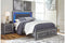 Lodanna Gray Queen Panel Bed with 2 Storage Drawers - SET | B214-54S | B214-57 | B214-96 - Vera Furniture