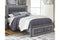 Lodanna Gray Queen Panel Bed with 2 Storage Drawers - SET | B214-54S | B214-57 | B214-96 - Vera Furniture